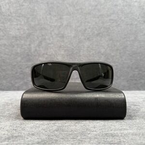 Dockers Mens Wrap Sunglasses Matte Black Sport Rectangular KHL Y2k